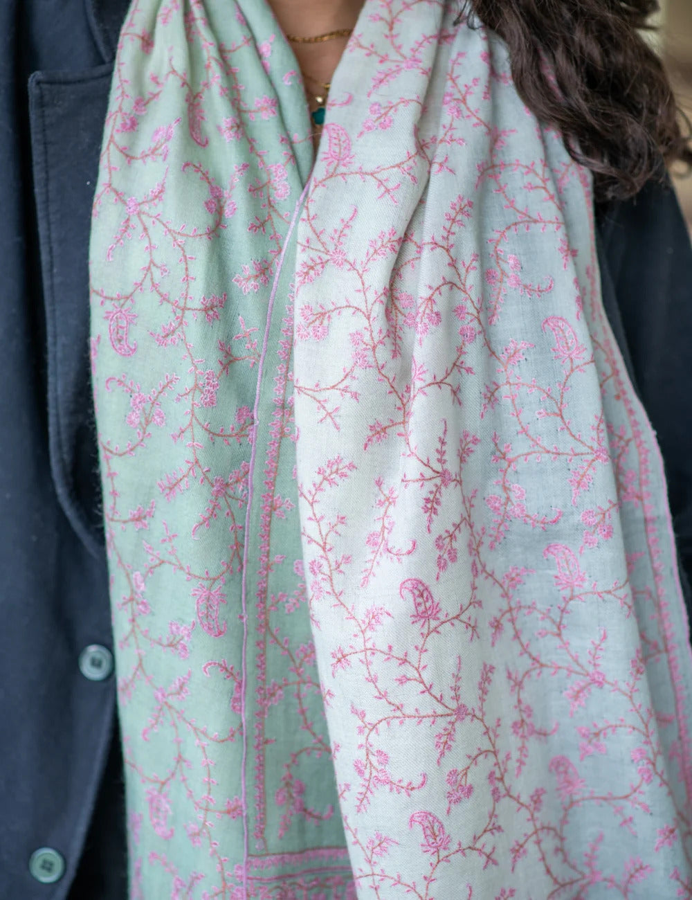 View 2 of Pink Whisper in Mint Mist
