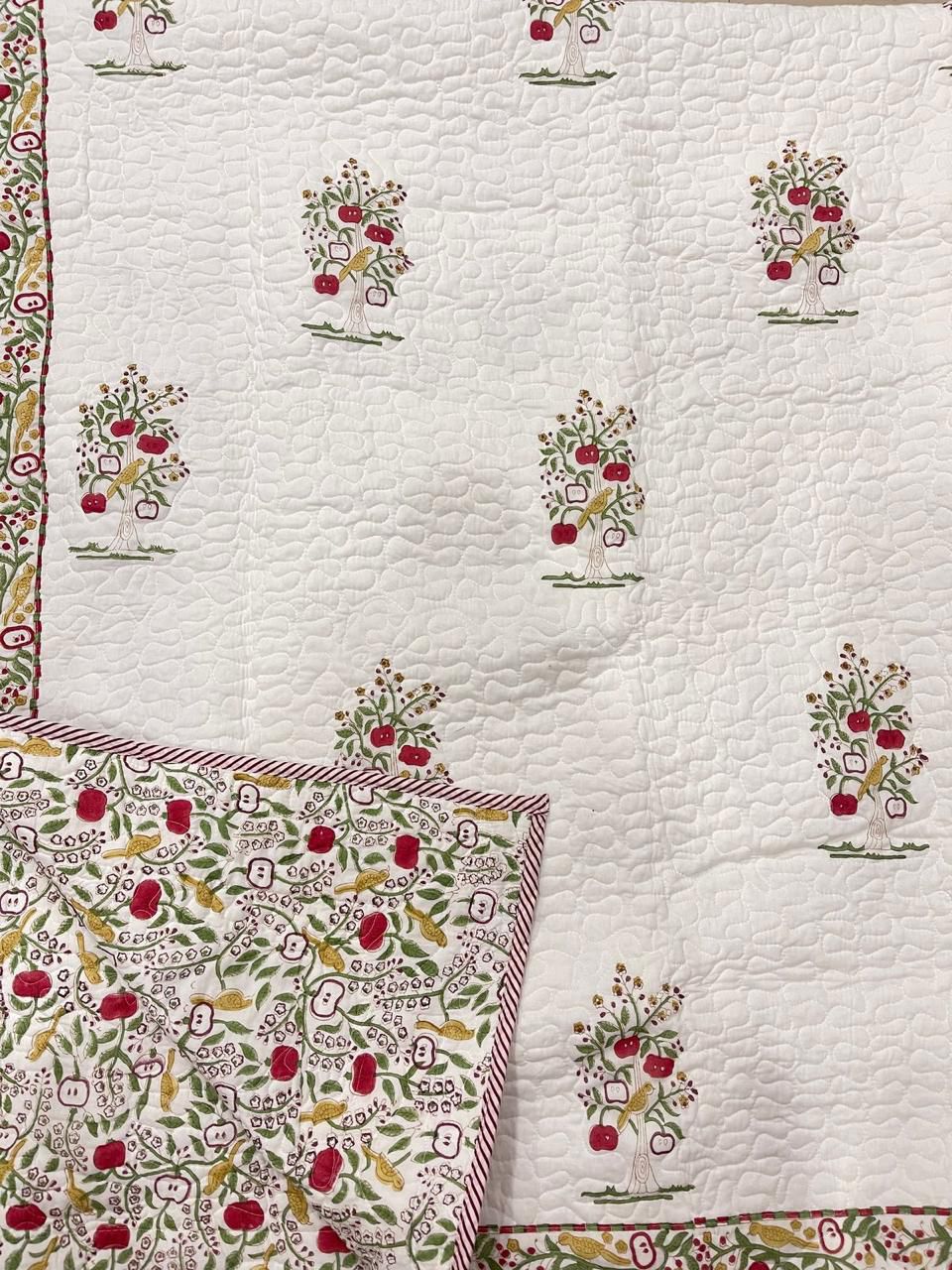 View 2 of The Orchard Bloom Quilted Bed cover