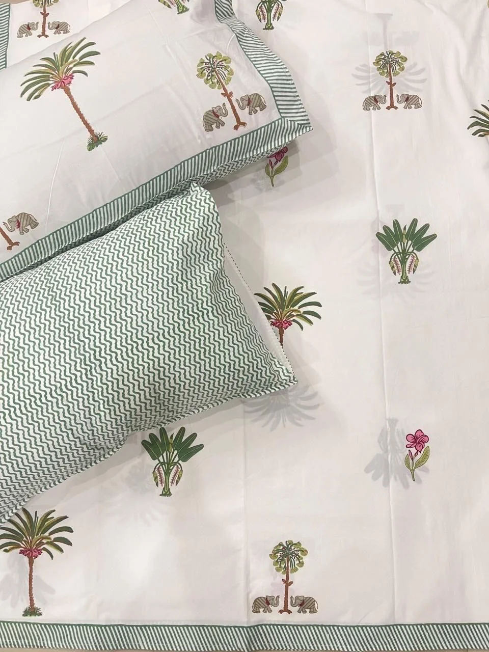 View 2 of The Heritage Elephant Bedsheet Set