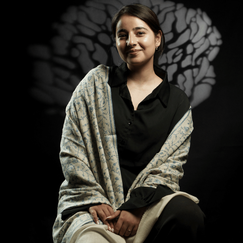 White Frost Veil Pashmina Wrap