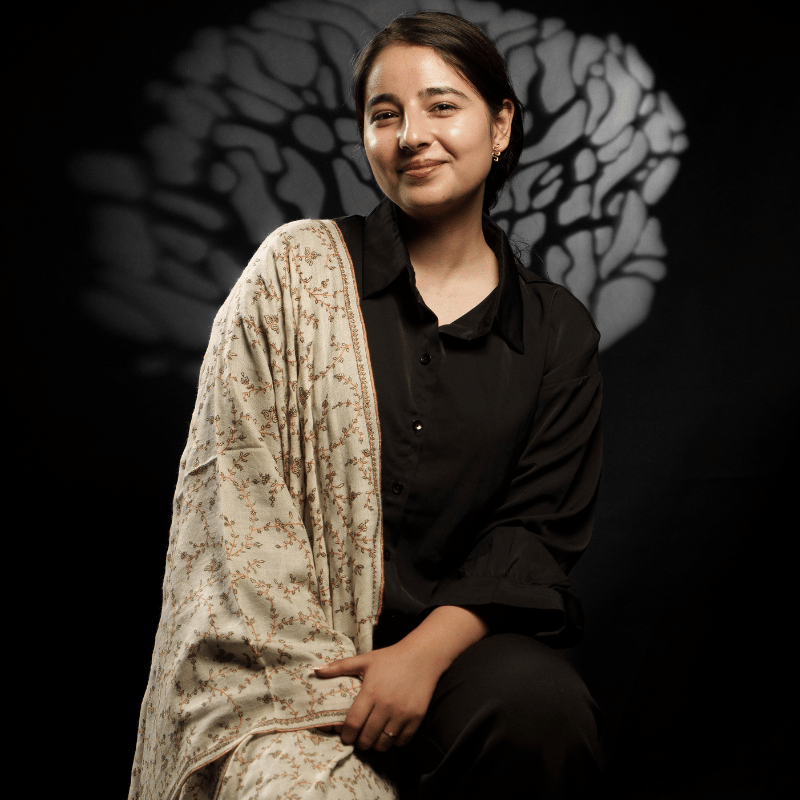 Off-White Moonlit Thread Pashmina Wrap