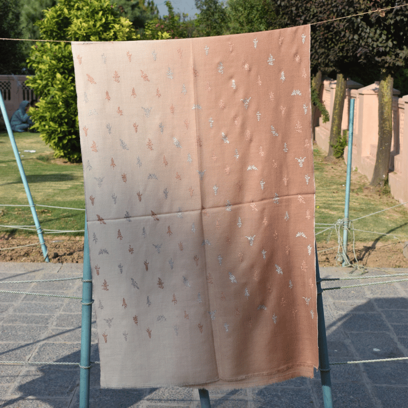 Brown Dune Shadow Pashmina Wrap
