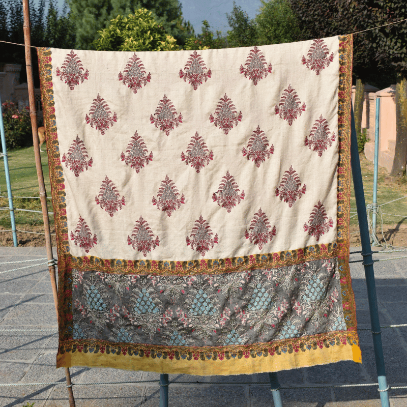 Ivory Mirage Pashmina Shawl