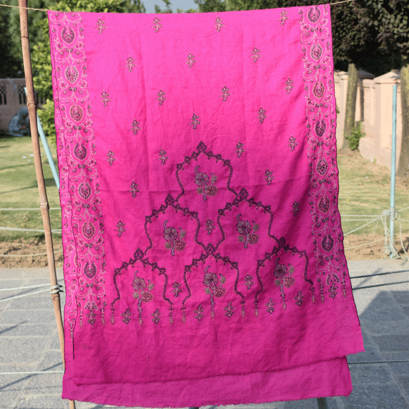 Fuchsia Flare Pashmina Wrap