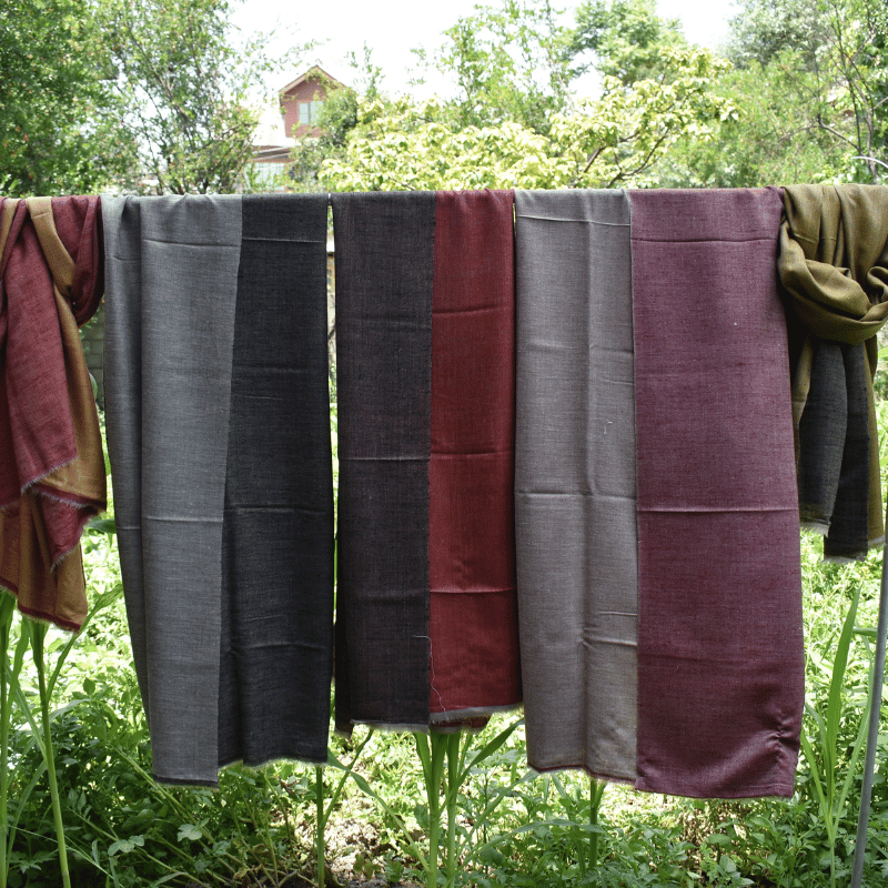 Different Shades in Dual Colour Pashmina Wrap
