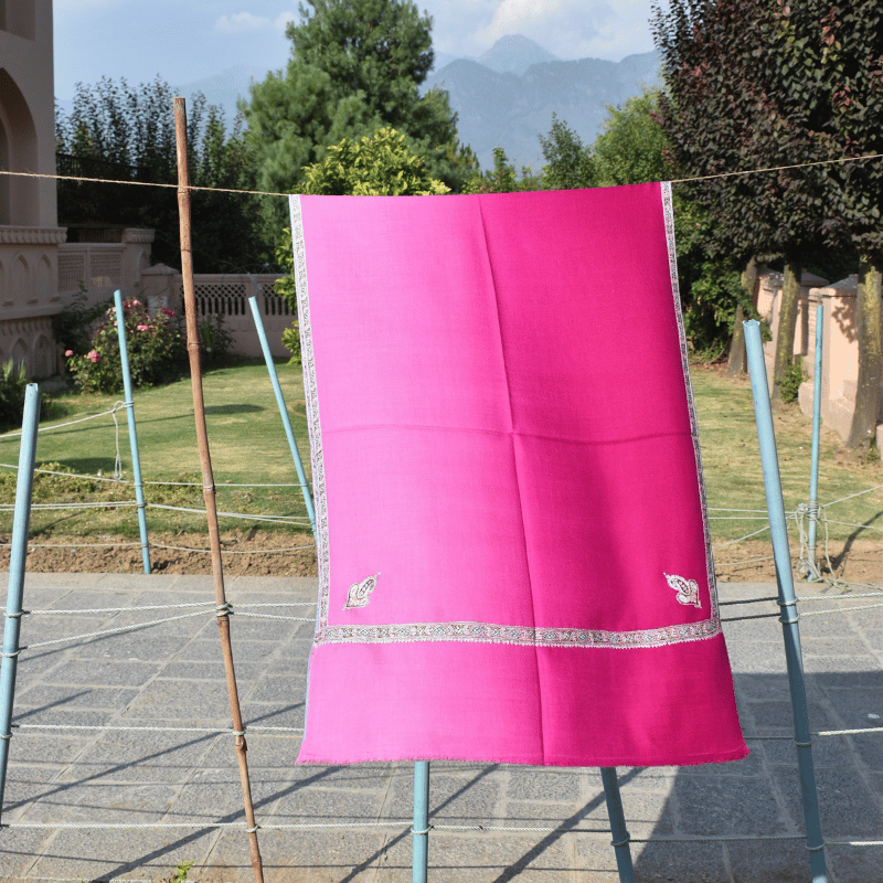 Pink Cascade Pashmina Wrap - Image 4