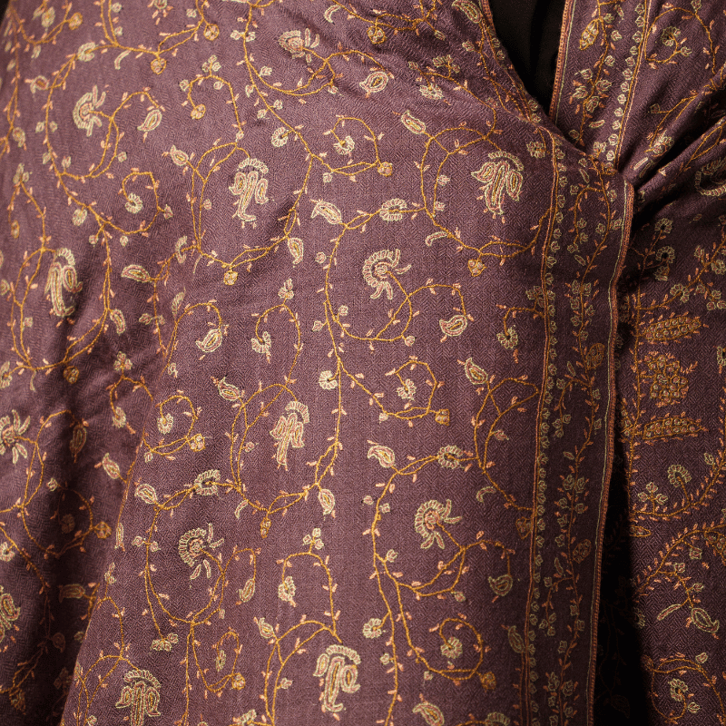Wine Canopy Pashmina Jaal - Image 3