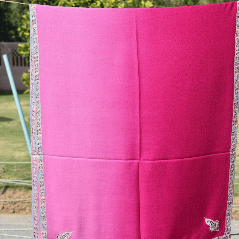 Pink Cascade Pashmina Wrap - Image 5