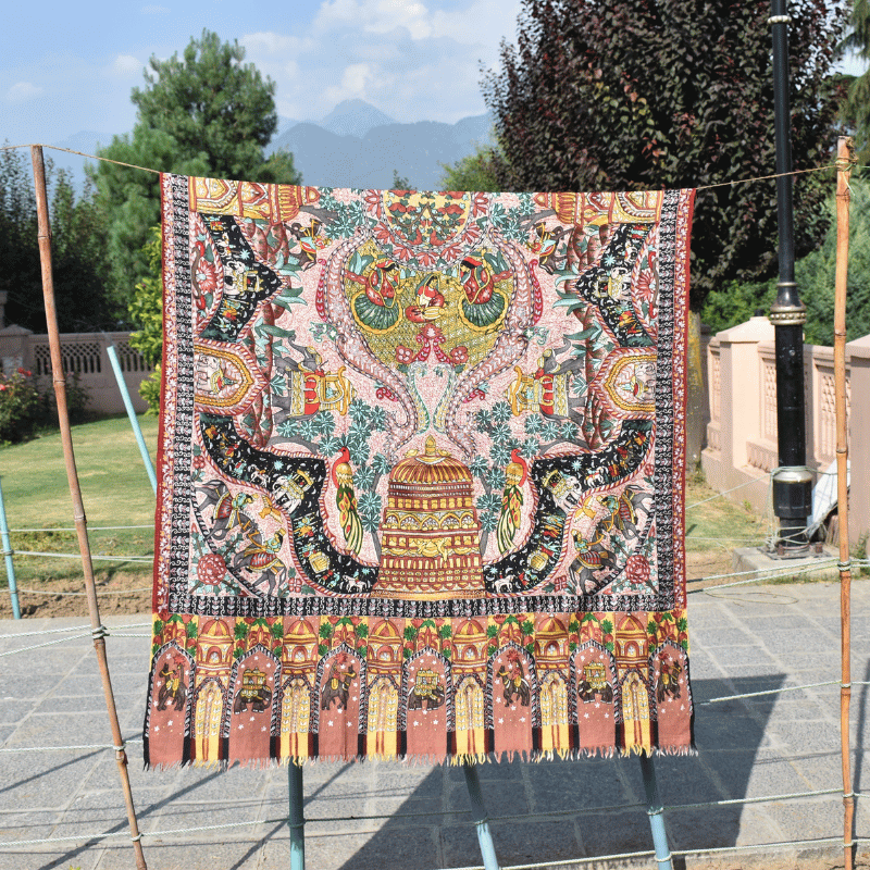 Mystical Garden Kalamkari - Image 3