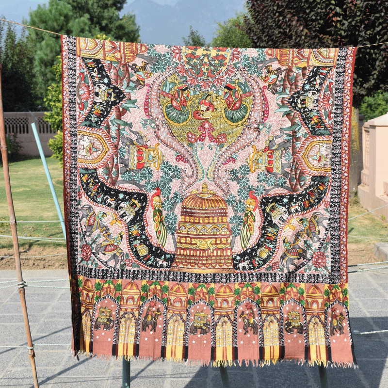 Mystical Garden Kalamkari - Image 4