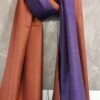 Rusty Purple Dual Colour Pashmina Shawl