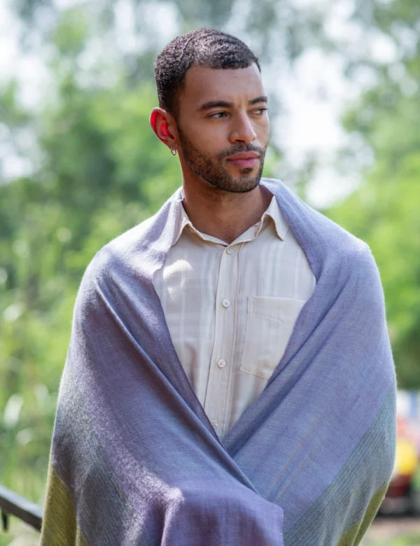 Twilight Prism Multi Hued Gradient Shawl