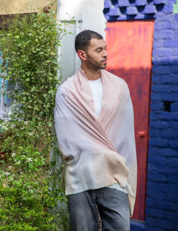 Lilac Dusk Blush with a Hint of of lavender grey Wrap