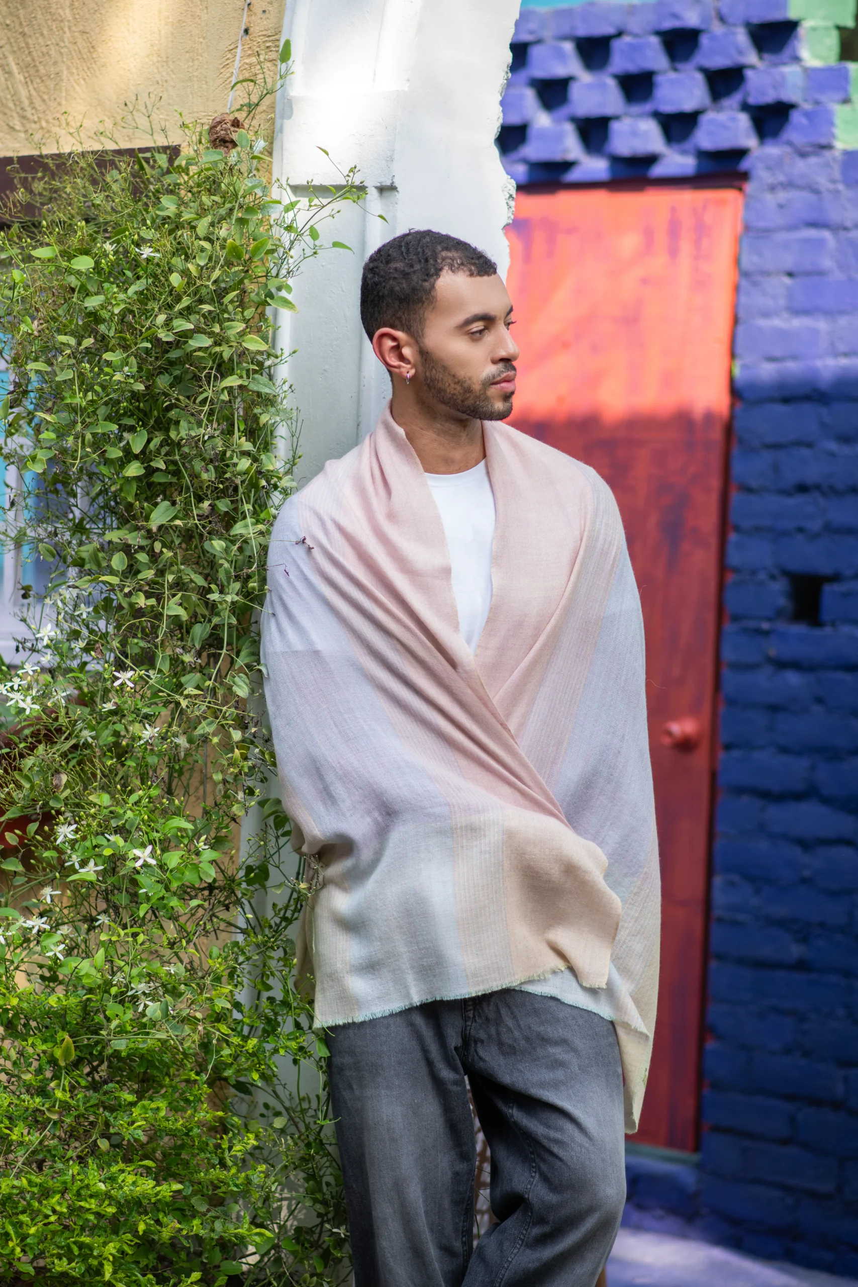 Lilac Dusk Blush with a Hint of of lavender grey Wrap