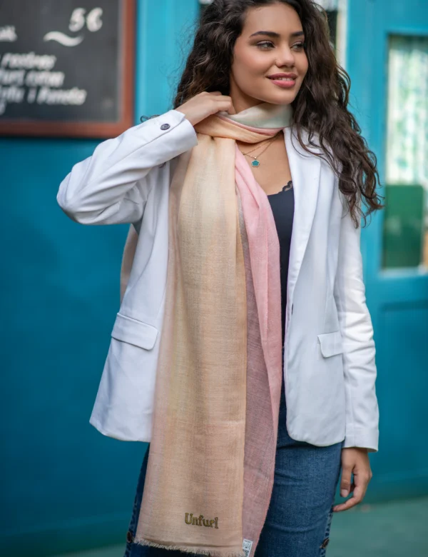 Blush Horizon Pastel pinkand sand with mint undetone Wrap