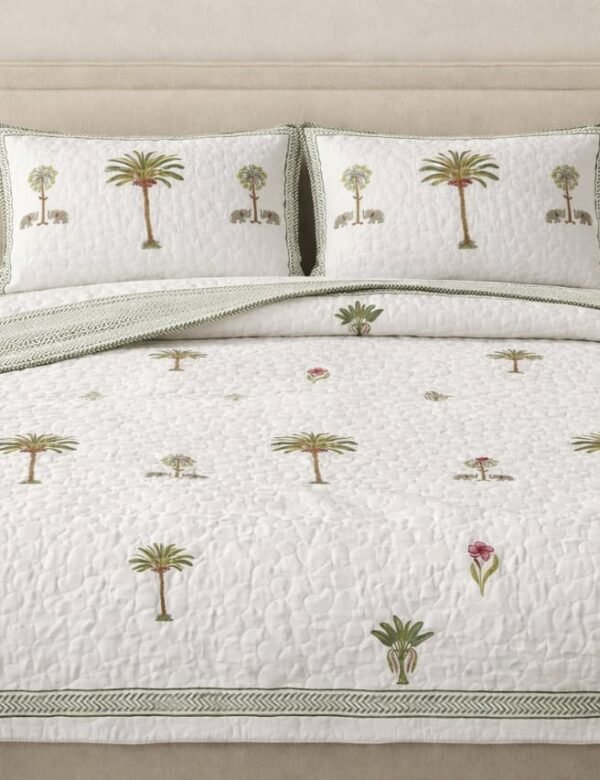 The Royal Oasis Palm Comforter