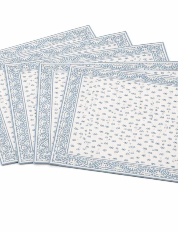 The Azure Vine Dining Set of 6 - Mats