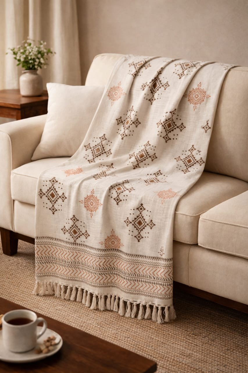 The Desert Nomad Geometric Throw