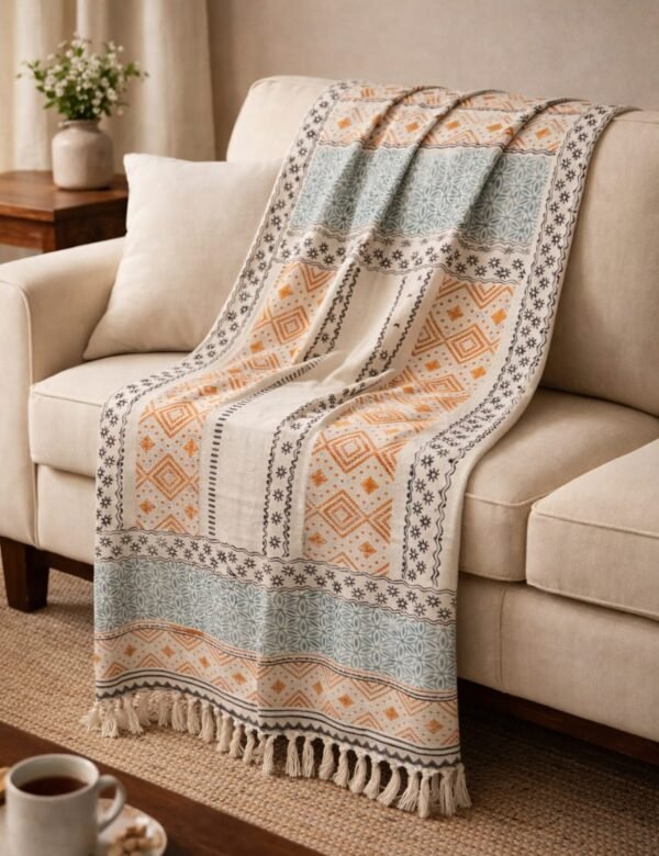 The Mosaic Heritage Multicolored Throw